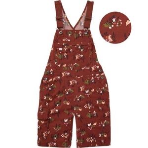 Duluth Trading Gnome print overalls